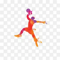 创意卡通打篮球装饰图案-空若网 创意卡通打篮球装饰图案-空若网