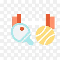 矢量网球球拍素材-空若网 矢量网球球拍素材-空若网