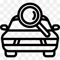 汽车搜索图标-空若网 汽车搜索图标-空若网