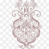 皇家花纹对称淡雅-空若网 皇家花纹对称淡雅-空若网