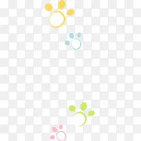 卡通动物脚印-空若网 卡通动物脚印-空若网