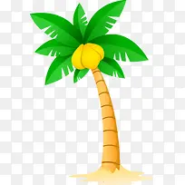 摄影手绘椰子树沙滩-空若网 摄影手绘椰子树沙滩-空若网