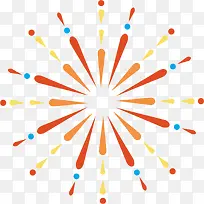 新年卡通多彩烟花-空若网 新年卡通多彩烟花-空若网