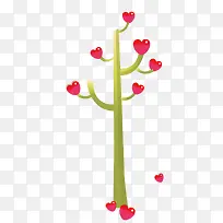 卡通爱心树-空若网 卡通爱心树-空若网