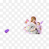 母婴材料海报背景-空若网 母婴材料海报背景-空若网