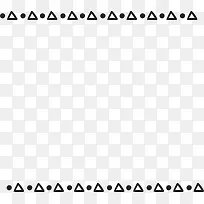 三角波点装饰边框-空若网 三角波点装饰边框-空若网