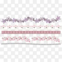 可爱鲜花边条表框条纹-空若网 可爱鲜花边条表框条纹-空若网