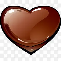 棕色爱心巧克力-空若网 棕色爱心巧克力-空若网