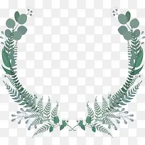 绿色树枝标题框-空若网 绿色树枝标题框-空若网