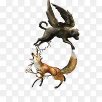 长翅膀的天狗-空若网 长翅膀的天狗-空若网