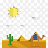 矢量手绘埃及文化-空若网 矢量手绘埃及文化-空若网