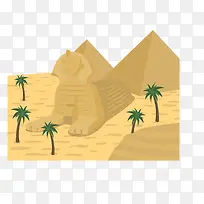 矢量埃及狮身人面像-空若网 矢量埃及狮身人面像-空若网