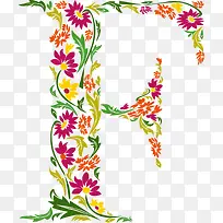 多彩美丽字母-空若网 多彩美丽字母-空若网