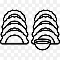 饺子图标-空若网 饺子图标-空若网