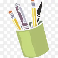 笔筒png矢量素材-空若网 笔筒png矢量素材-空若网