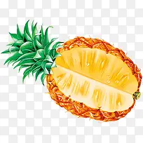 摄影手绘水果菠萝效果-空若网 摄影手绘水果菠萝效果-空若网