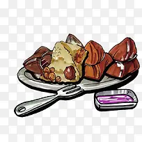 食品手绘插画-空若网 食品手绘插画-空若网