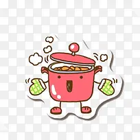 手绘锅装饰-空若网 手绘锅装饰-空若网