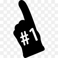 足球手套射手图标-空若网 足球手套射手图标-空若网