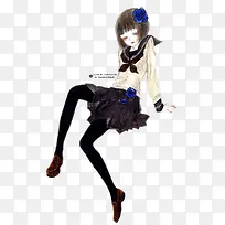 ˮ�ַ�Ů���ֻ�廭-������