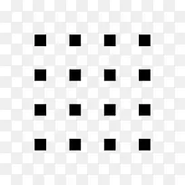 网格点黑色默认图标-空若网 网格点黑色默认图标-空若网