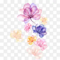 梦幻彩色花朵图案-空若网 梦幻彩色花朵图案-空若网