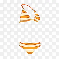 矢量卡通扁平化比基尼png-空若网 矢量卡通扁平化比基尼png-空若网
