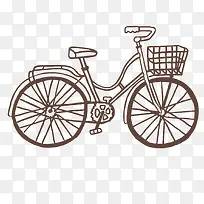 手绘自行车-空若网 手绘自行车-空若网