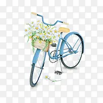 蓝色自行车-空若网 蓝色自行车-空若网