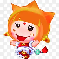 可爱卡通俏皮人物-空若网 可爱卡通俏皮人物-空若网