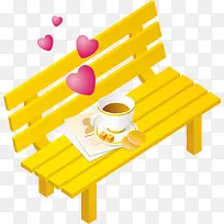 精美爱情情人节座椅心糕点咖啡奶-空若网 精美爱情情人节座椅心糕点咖啡奶-空若网