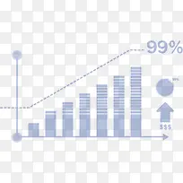 扁平数据占比柱形图-空若网 扁平数据占比柱形图-空若网
