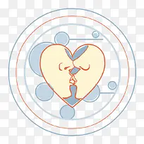 矢量亲嘴人物-空若网 矢量亲嘴人物-空若网