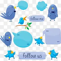 卡通鸟素材-空若网 卡通鸟素材-空若网