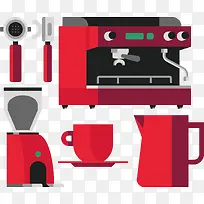 矢量咖啡机-空若网 矢量咖啡机-空若网