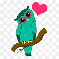 站在树枝上的猫头鹰免抠素材-空若网 站在树枝上的猫头鹰免抠素材-空若网