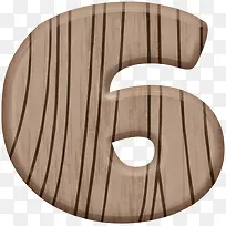 “6”数字木质素材-空若网 “6”数字木质素材-空若网