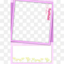 紫色边框照片装饰框-空若网 紫色边框照片装饰框-空若网