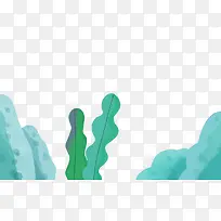 卡通海草-空若网 卡通海草-空若网