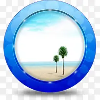 沙滩海景时尚海报-空若网 沙滩海景时尚海报-空若网