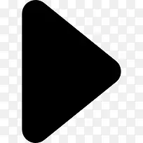 右箭头黑色三角形图标-空若网 右箭头黑色三角形图标-空若网