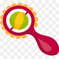 摇铃png矢量素材-空若网 摇铃png矢量素材-空若网