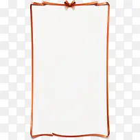 橙色简约花边边框纹理-空若网 橙色简约花边边框纹理-空若网