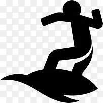 冲浪海龟图标-空若网 冲浪海龟图标-空若网