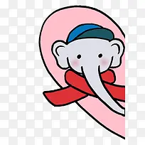 爱心小象-空若网 爱心小象-空若网