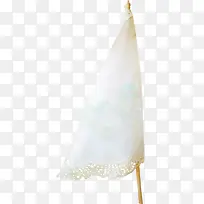 白色布艺蕾丝旗帜-空若网 白色布艺蕾丝旗帜-空若网