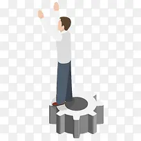 站在螺丝上的人-空若网 站在螺丝上的人-空若网