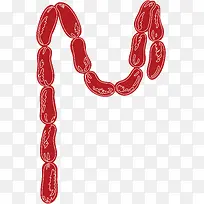 腊肠矢量图-空若网 腊肠矢量图-空若网