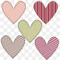 爱心条纹-空若网 爱心条纹-空若网