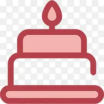 生日蛋糕图标-空若网 生日蛋糕图标-空若网